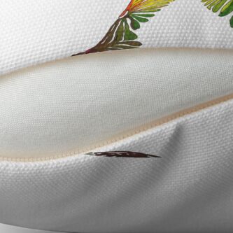 Alternate view of Flower child Throw Pillow