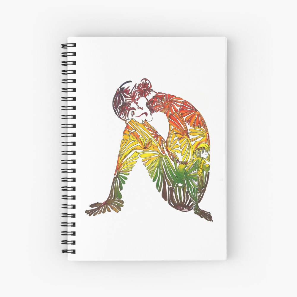 Flower child Spiral Notebook