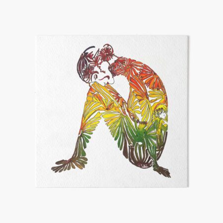 Flower child Art Board Print