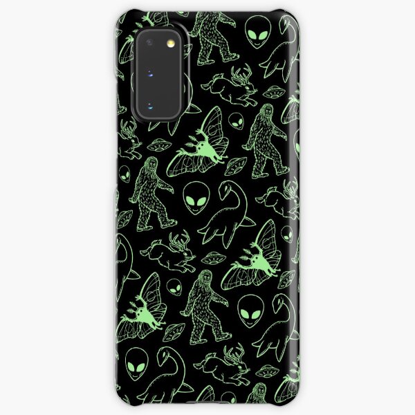 Cryptid Pattern (Green Lines) Samsung Galaxy Snap Case
