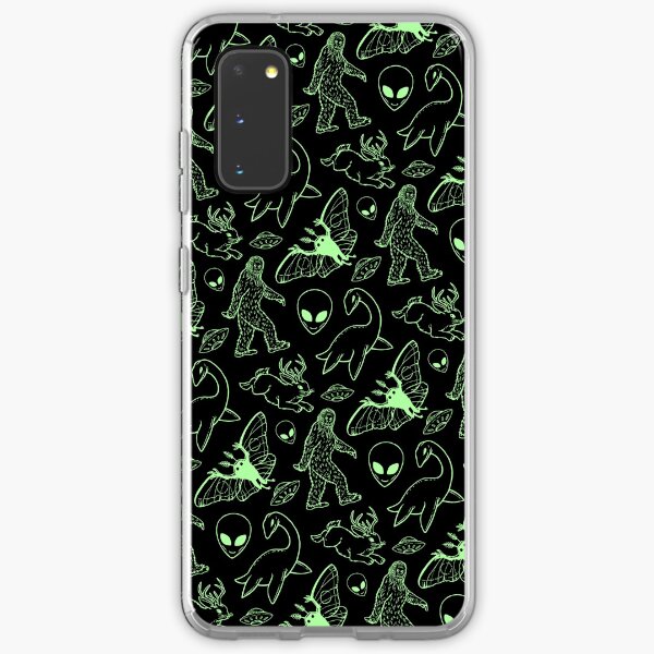 Cryptid Pattern (Green Lines) Samsung Galaxy Soft Case