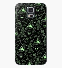 Cryptid-Muster (grüne Linien) Hülle & Skin für Samsung Galaxy