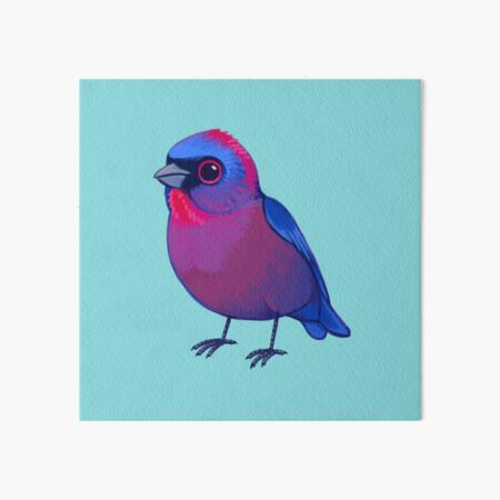 Pride Birds: Varied Bunting Art Board Print