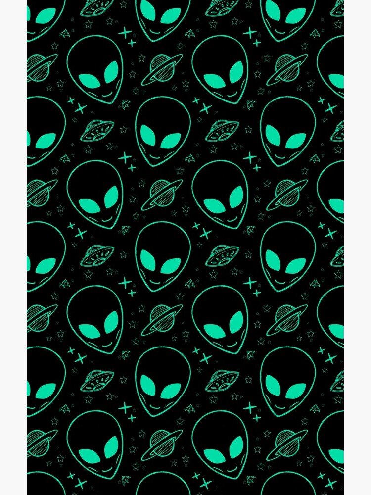 Alien Pattern by antigravitystickers