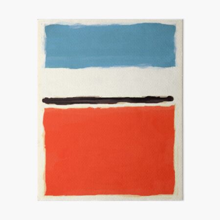 White Center Art Board Print