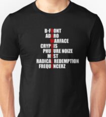 Camiseta unisex Artistas de Rawstyle