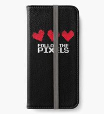 Gaming Nerd - Follow the Pixels - 8 Bit iPhone Wallet/Case/Skin