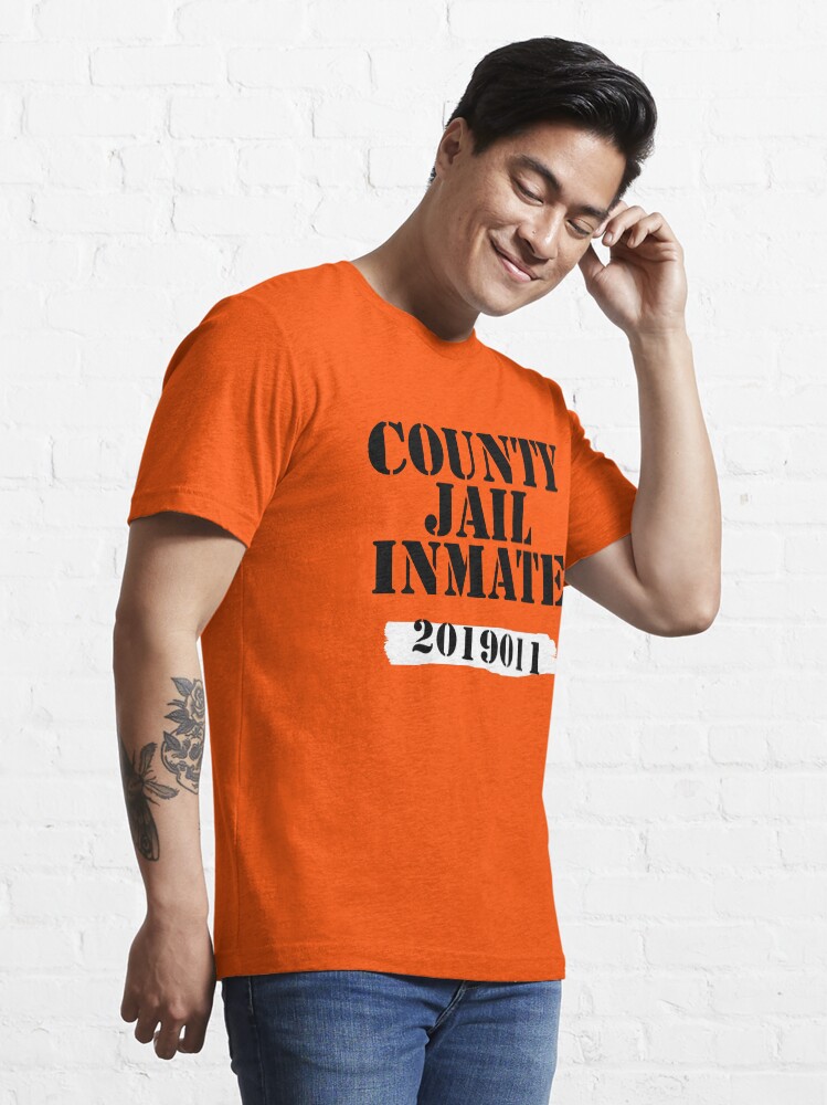 inmate t shirt orange