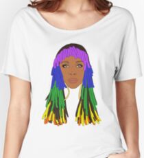 Erykah Badu In Color Women's Relaxed Fit T-Shirt