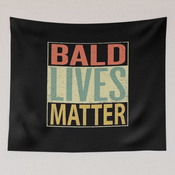Item preview, Bald Lives Matter Design Vintage Retro designed and sold by sillerioustees.