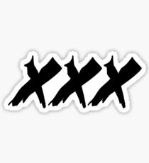 xxxtentacion Triple X symbol Sticker