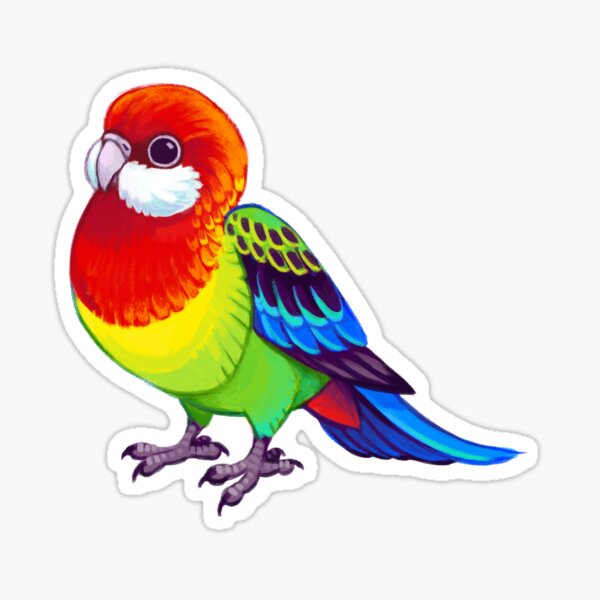 Item preview, Pride Birds: Eastern Rosella designed and sold by Wren Melville's Art.