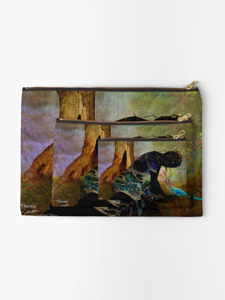 Alternate view of Poetess Zipper Pouch