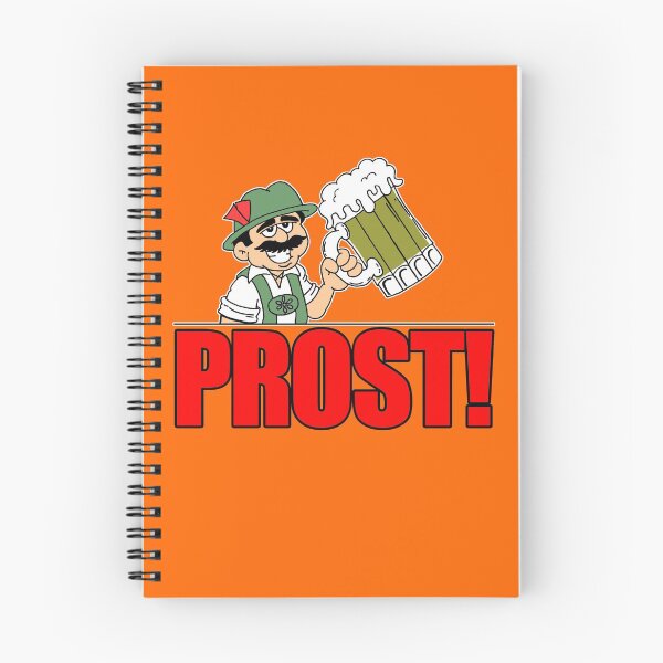 Item preview, Prost German Cartoon Man With Lederhosen Holding A Beer designed and sold by jaycartoonist.
