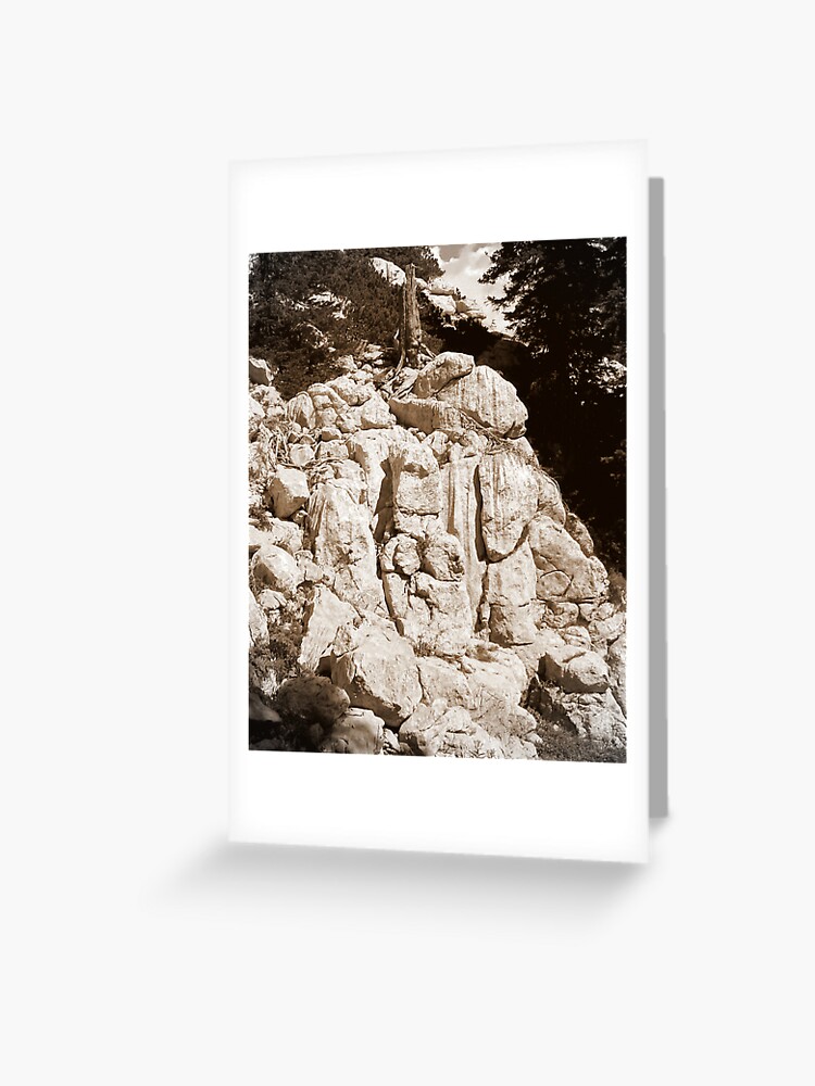 Thumbnail 1 of 2, Greeting Card, OLD COUPLE IN THE ROCK designed and sold by TatianaMichaela.