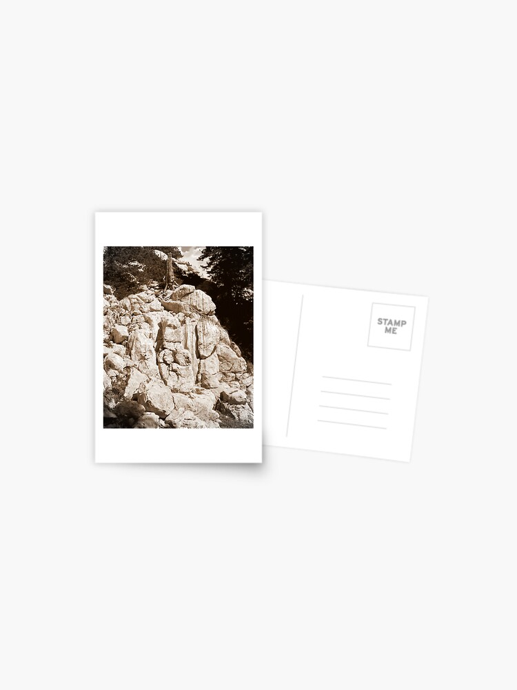 Thumbnail 1 of 2, Postcard, OLD COUPLE IN THE ROCK designed and sold by TatianaMichaela.