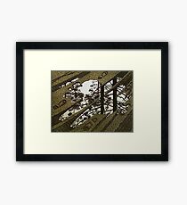 Puddle 1952 paradox - Maurits Cornelis Escher Framed Print