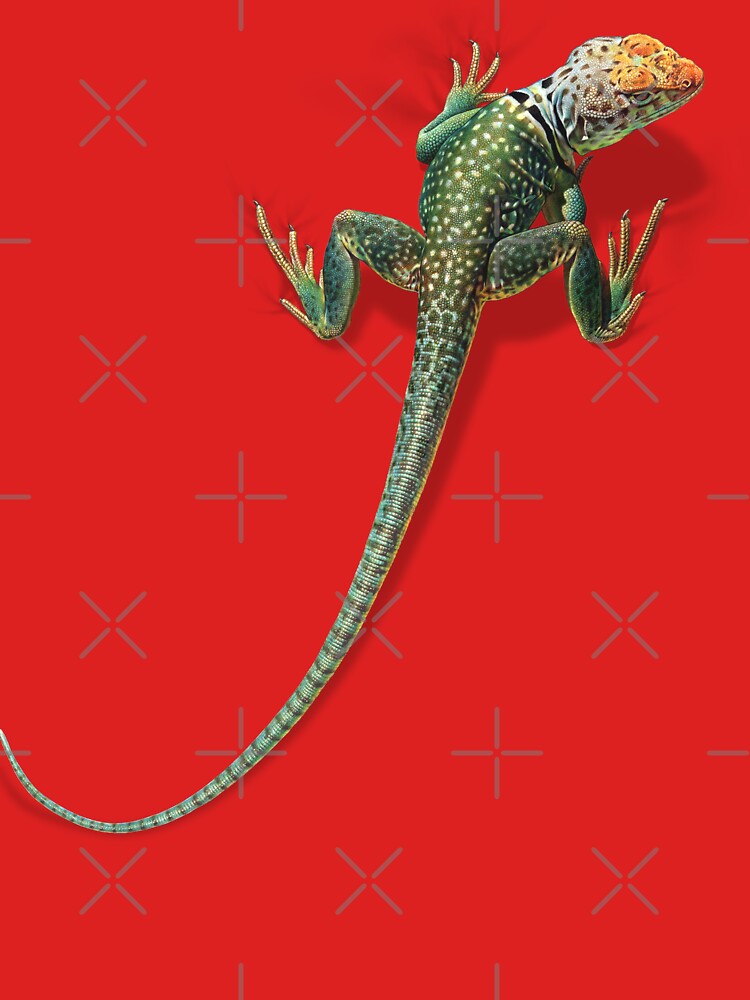 Thumbnail 7 of 7, Classic T-Shirt, Collared Lizard designed and sold by Salmoneggs.