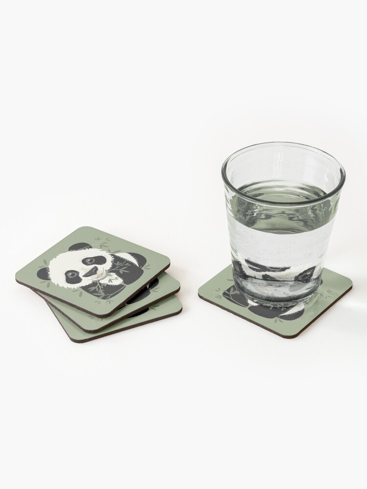 Alternate view of Panda Coasters (Set of 4)