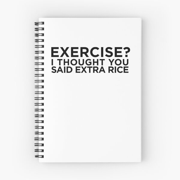 Item preview, Exercise I thought You Said Extra Rice  designed and sold by ExplosiveA.