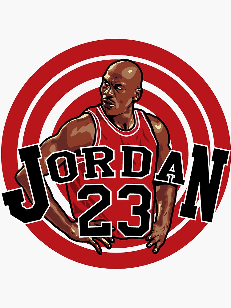 michael jordan sticker Sticker for Sale by brian hurst