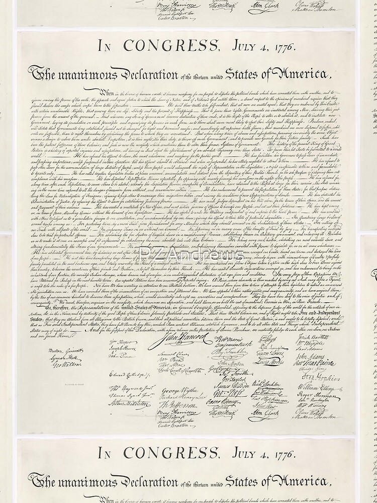 U.S. Declaration of Independence by PZAndrews