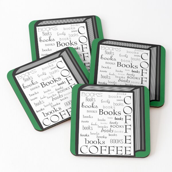 Item preview, Coffee and Books  designed and sold by MephobiaDesigns.