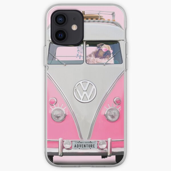 Pug Girly Adventure iPhone Soft Case
