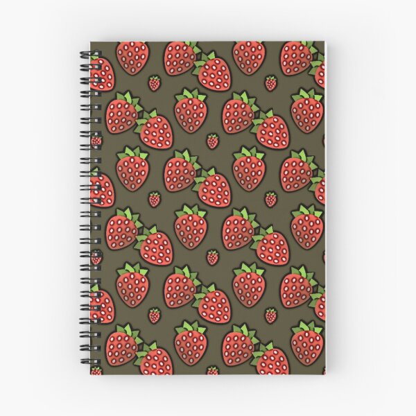 Item preview, Strawberries Seamless Repeat Pattern designed and sold by colored-shadows.