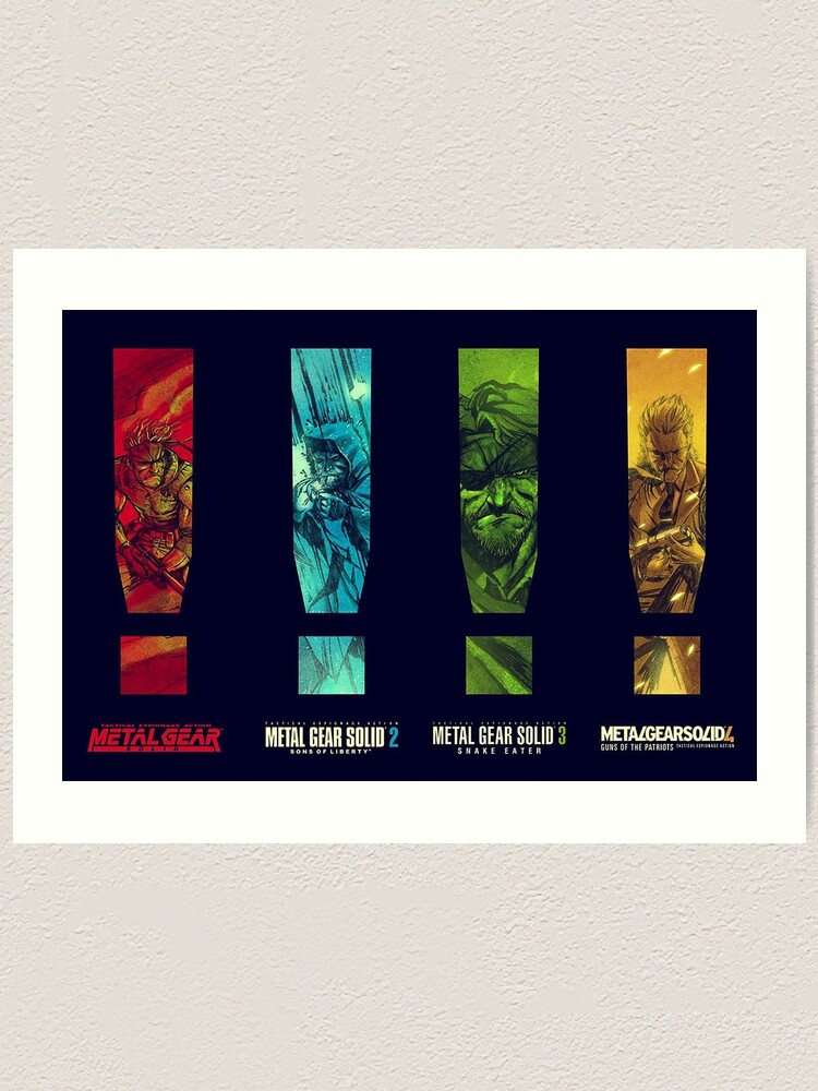 Metal Gear Solid 4 Poster Poster for Sale by PFCpatrickC