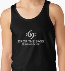 Camiseta de tirantes Drop the Bass 69 Vintage White