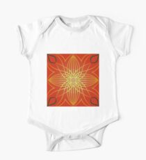 Herbst Sonne Blume Baby Body Kurzarm