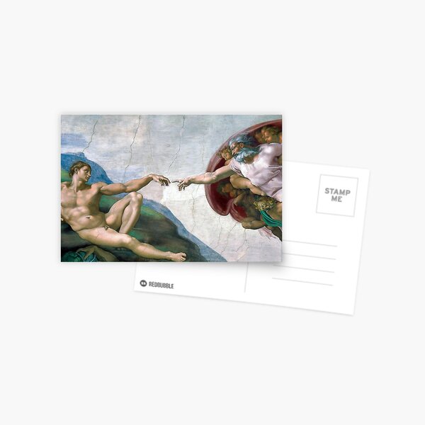 Item preview, The Creation of Adam designed and sold by 4HornCreative.