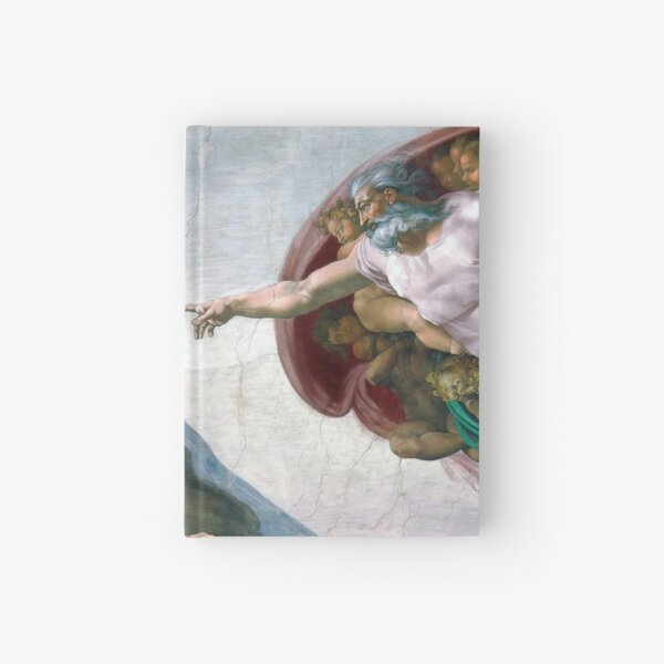 The Creation of Adam Hardcover Journal