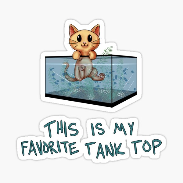 This is My Favorite (Family Friendly) Tank Top Sticker