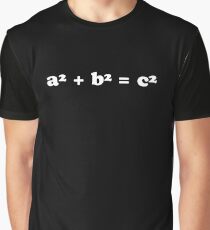 A squared plus B squared equals C squared Graphic T-Shirt