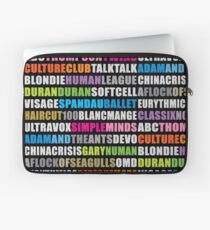 80s new wave music #black Laptop Sleeve