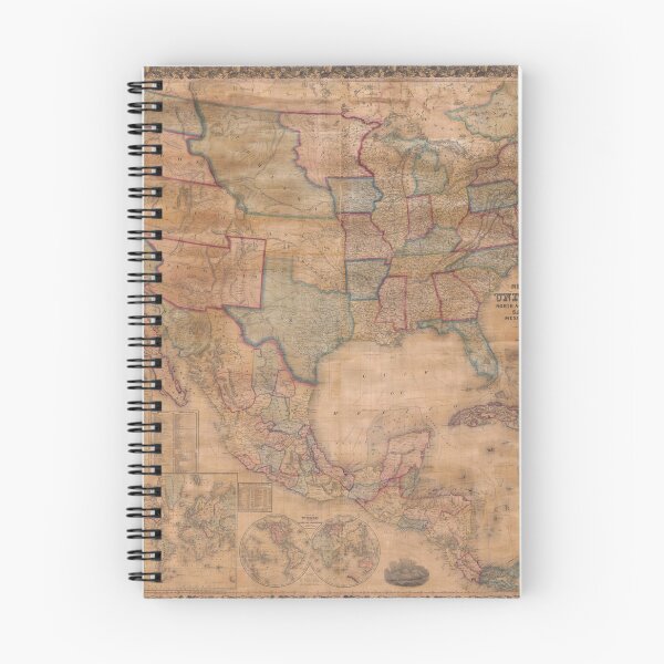 Item preview, Vintage American Mexian Map designed and sold by 4Craig.