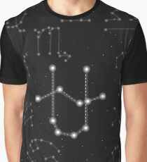 Ophiuchus Tierkreis-Konstellations-Design Grafik T-Shirt