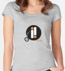 Impuls dj Disk Impuls reco Tailliertes Rundhals-Shirt