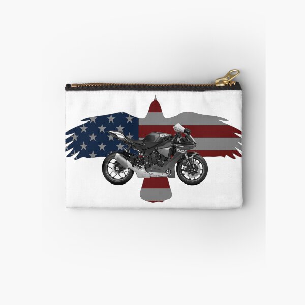 Item preview, R1 Raven American Flag designed and sold by MotoringZen.