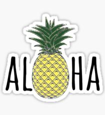 Aloha mit Ananas Sticker