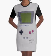 Nitendo Game Boy Graphic T-Shirt Dress
