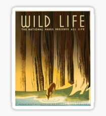 Wildlife, Works Progress Administration Sticker