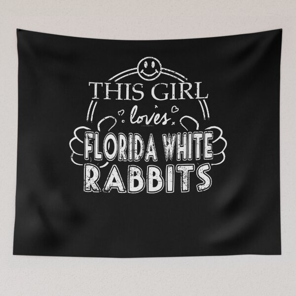 Item preview, Girl Loves Florida White Rabbits Pets Shirt designed and sold by shoppzee.