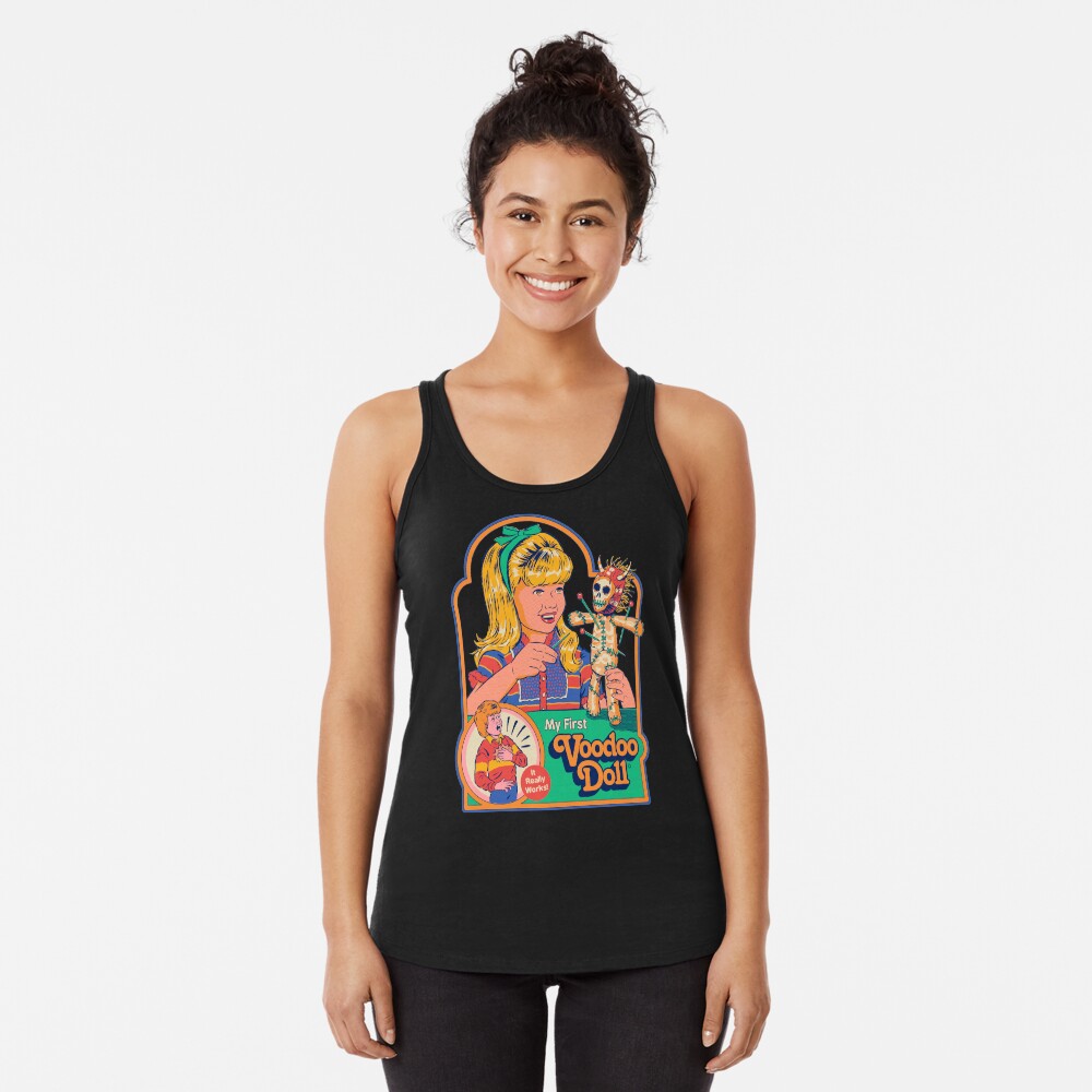My First Voodoo Doll Racerback Tank Top
