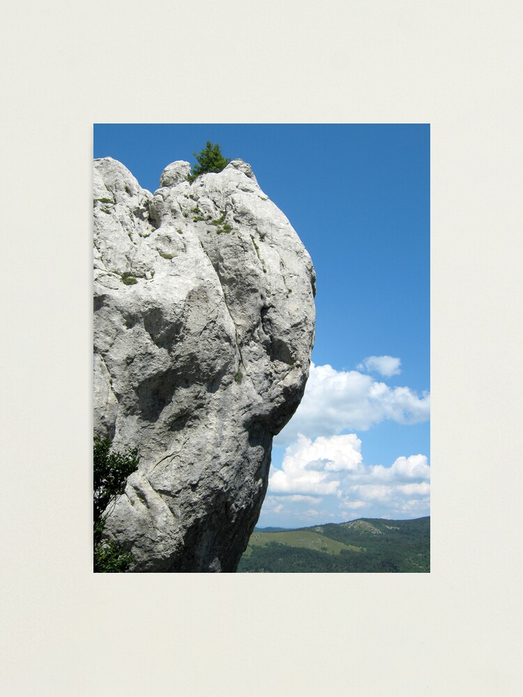 Thumbnail 1 of 3, Photographic Print, STONE ANGEL PROTECTING THE VALLEY designed and sold by TatianaMichaela.