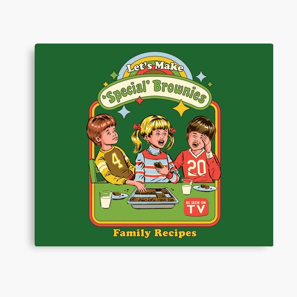 Let's Make Brownies Canvas Print