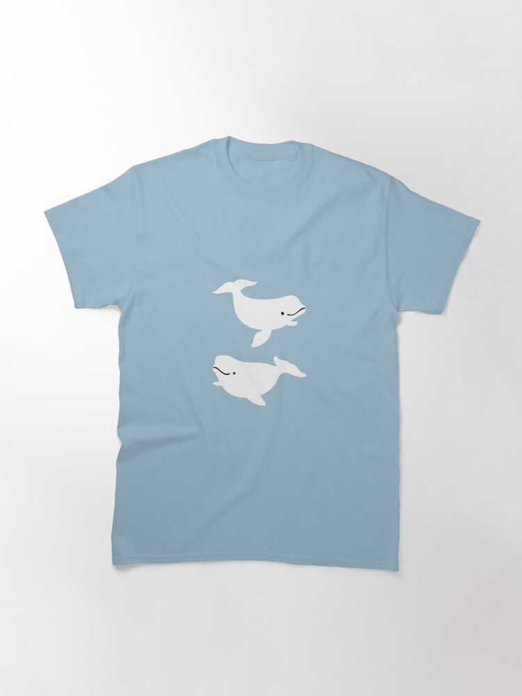 Alternate view of Beluga whale Classic T-Shirt