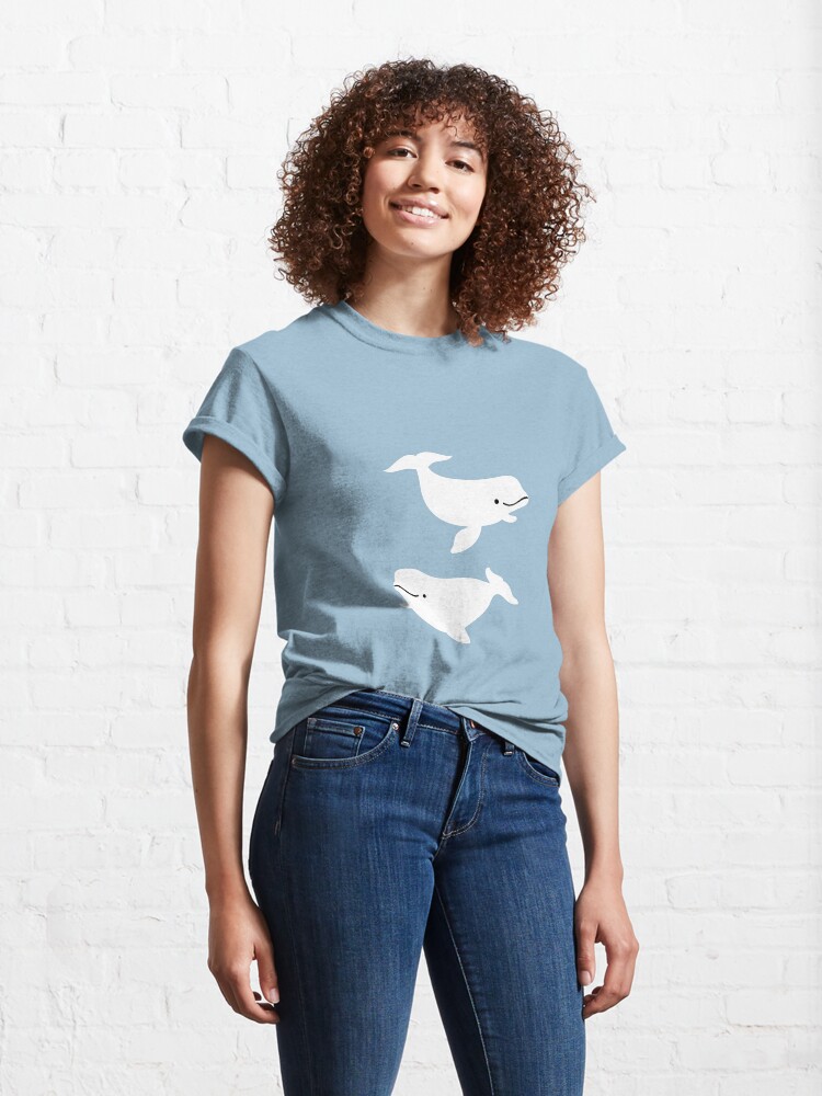 Alternate view of Beluga whale Classic T-Shirt